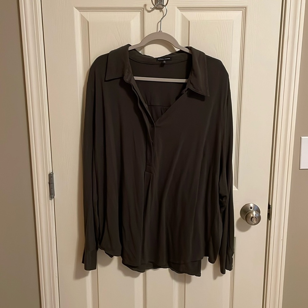 Universal Standard Quarter Button Down Top - Xl - image 1